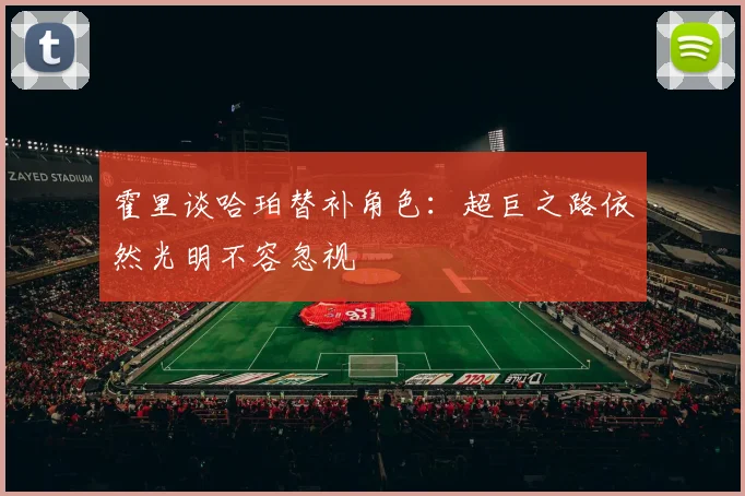霍里谈哈珀替补角色：超巨之路依然光明不容忽视